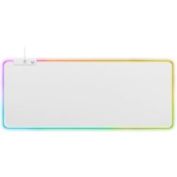 Extra Wide RGB Gaming Mousepad weiß (GAM-079-W)