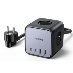 65W USB-C DigiNest Cube Charging Station grau/schwarz (60113)