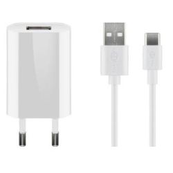 USB-C Ladeset 5 Watt (weiß, 1 Meter Kabel) (45300)