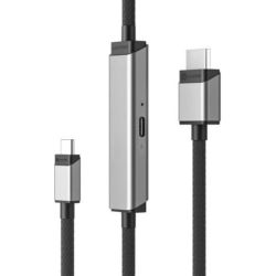 Alogic Adapterkabel USB-C -> HDMI mit 100W PD M/M 1m s (ULCHDPD01-SGR)