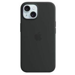Apple Silikon Case mit MagSafe schwarz für iPhone 15 (MXPD3ZM/A)