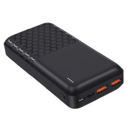 PEDEA Powerbank 20.000mAh Trend, schwarz (60040135)