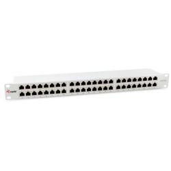 Equip Patchpanel 48x RJ45 Cat6A 19 FTP 1HE Premium hellgrau (326526)