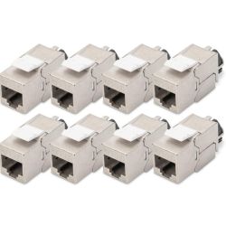 DIGITUS CAT 6A Keystone Modul,geschirmt mit Kabelmanager  (DN-93617-8)