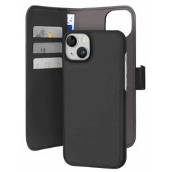 Puro 2in1 Wallet schwarz für Apple iPhone 15 Plus (PUIPC1567BOOKC3BLK)