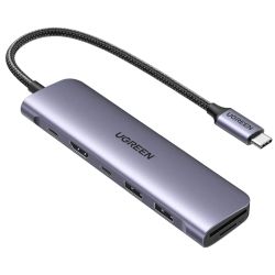 Revodok 1071 USB-Adapter grau USB-C 3.0 (15214)