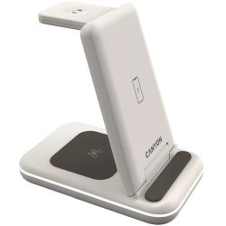 WS-304 3-in-1 Wireless Charging Station beige (CNS-WCS304CL)