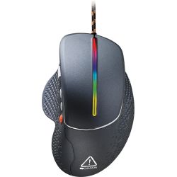 Apstar Gaming Maus schwarz/silber (CND-SGM12RGB)