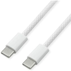 VALUE USB 2.0 Kabel, Typ C-C, ST/ST, 60W, weiß, 1 m (11.99.8340)