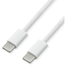 VALUE USB 2.0 Kabel, Typ C-C, ST/ST, 60W, weiß, 3 m (11.99.8342)