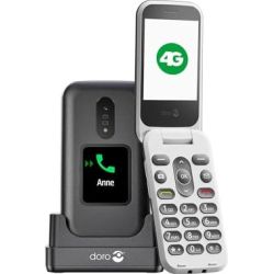 Doro 2880 4G Mobiltelefon schwarz/weiß (380560)