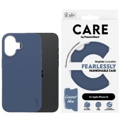 Care Fashionable Case MagSafe blau für Apple iPhone 16 (1381)