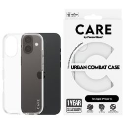 Care Flagship Case Urban Combat transparent für Apple iPhone 16 (1353)