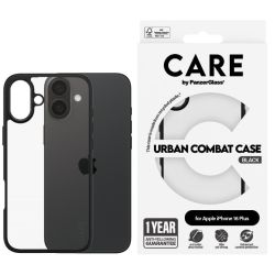 Care Flagship Case Urban Combat Black Frame für iPhone 16 Plus (1363)