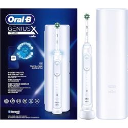 Oral-B Genius X Elektrozahnbürste weiß + Reiseetui (80354130)