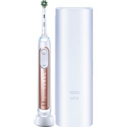 Oral-B Genius X Elektrozahnbürste rosegold + Reiseetui (80354129)