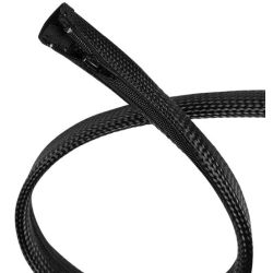 LogiLink Kabelschlauch 0,3 mm m. Reißverschluss 5 m schwarz (KAB0082)