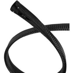 LogiLink Kabelschlauch 0,5 mm m. Reißverschluss 5 m schwarz (KAB0083)