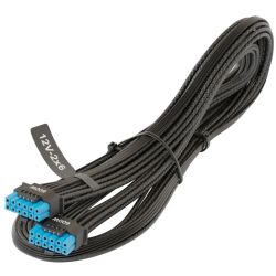 12V-2x6 Kabel 70cm schwarz (WA2V16164BW)