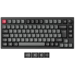 Lemokey P1 Pro Carbon Black 75% Wireless Tastatur schwarz (P1P-M1-DE)