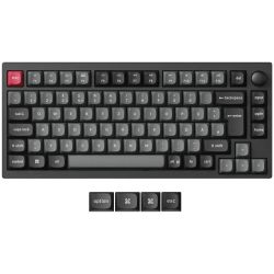 Lemokey P1 Pro Carbon Black 75% Wireless Tastatur schwarz (P1P-M3-DE)