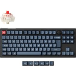 V3 Max 96% Wireless Tastatur schwarz/blaugrau (V3M-D1-DE)