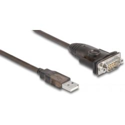 Delock Delock Adapter USB 2.0 Typ-A zu 1 x Seriell RS-232 D-Sub 9 Pin (62645)
