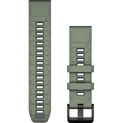 Ersatzarmband QuickFit 22 weidengrün/graphit (010-13392-04)