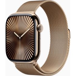 Watch Series 10 Cellular 46mm Smartwatch Titan gold (MC7T4QF/A)