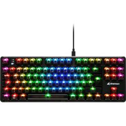 Crystal Shark Wireless Tastatur schwarz (4044951040124)