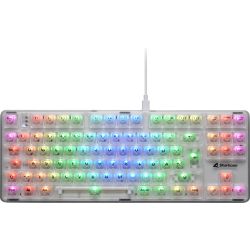 Crystal Shark Wireless Tastatur weiß (4044951040131)