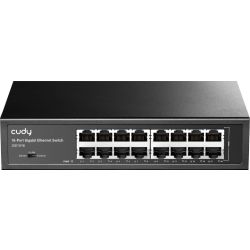 GS10 Rackmount Gigabit Switch schwarz (GS1016)