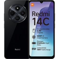 Redmi 14C 256GB Mobiltelefon midnight black (MZB0HQJEU)