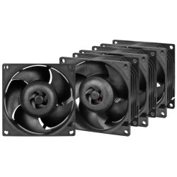 Arctic S8038-7K PWM 80mm Lüfter schwarz 4er-Pack (ACFAN00292A)