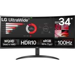 UltraWide 34WR50QK-B Monitor curved schwarz (34WR50QK-B.AEU)