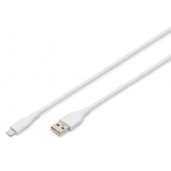 USB A Kab. Lightning 0,5M Si. (AK-600108-005-W)