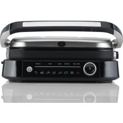 GCG2100S Kontaktgrill schwarz/silber (740150)