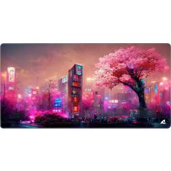 Skiller SGP40 D4 Mousepad cyberpunk city (4044951042517)