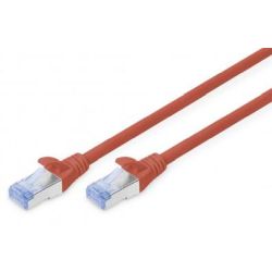 DIGITUS Patchkabel RJ45 SF/UTP Cat5e  7.00m rot  Hebel (DK-1532-070/R)