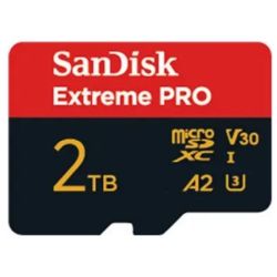 Extreme PRO R200/W140 microSDXC 2TB Speicherkarte (SDSQXCD-2T00-GN6MA)