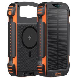 Solar Powerbank Rugged TitanPack UltiMag schwarz/orange (496560)