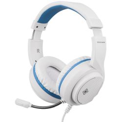 GAM-127-W Headset weiß/blau (GAM-127-W)