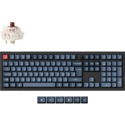 V6 Max Wireless Tastatur schwarz/blaugrau (V6M-D3-DE)