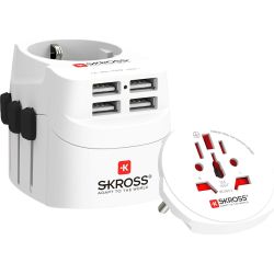 World Travel Adapter Pro Light USB weiß (1.302471)