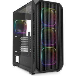 AK5M RGB Black Gehäuse schwarz mit Sichtfenster (4044951041671)