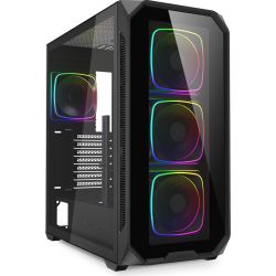 AK5G RGB Black Gehäuse schwarz mit Sichtfenster (4044951041831)