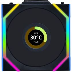 Uni Fan SL Wireless LCD 120 ARGB Reverse Blade 120mm (12RSLLCD1W1B)