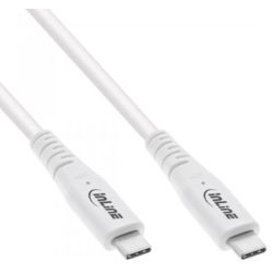 INLINE USB4 Kabel USB-C Stecker Stecker PD 240W 8K60Hz TPE we (35902W)