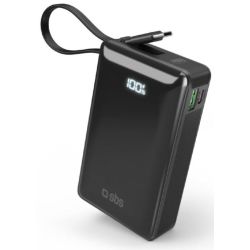 SBS Powerbank 20.000mAh 20W PD LCD USB-C Kabel s (TTBB20000LCDTCPD20K)
