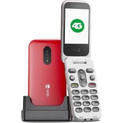 2820 4G Mobiltelefon rot/weiß ohne Netzteil (380553)